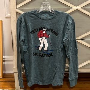 J. Crew Crewcuts long sleeve crew neck tee with graphic Size 14 boys